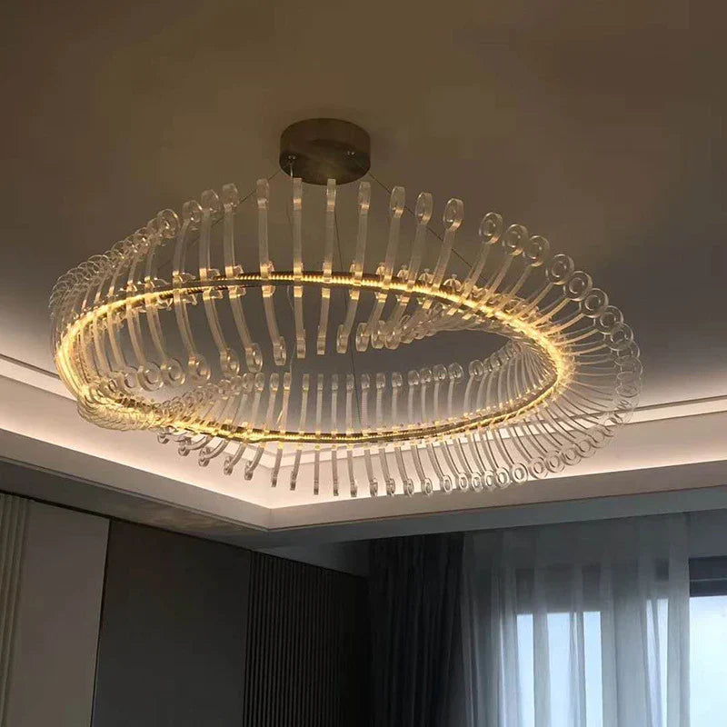 Round LED Ceiling Chandelier