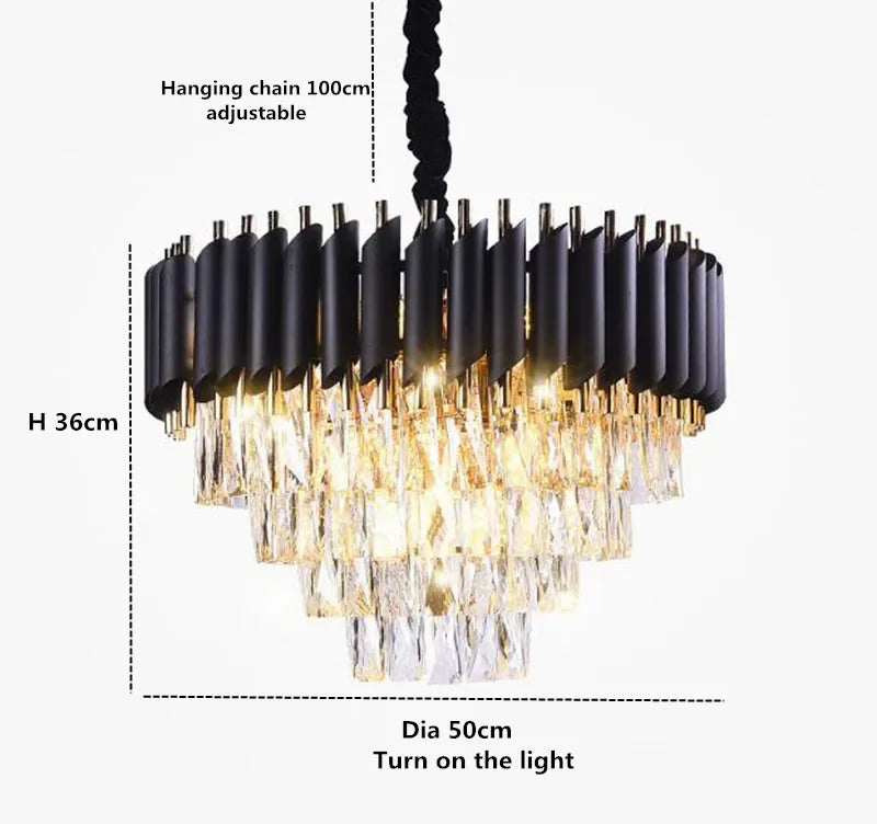 LED Crystal Ceiling Chandelier