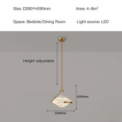 Decorbites™ Gold LED Anhängerlampe: Moderner Luxusstil für Schlafzimmer, Wohnzimmer, Esszimmer