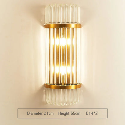 Decorbites™ Gold-Kristall-Wandleuchten: Moderne LED-Wandleuchte für Schlafzimmer, Wohnzimmer und Badezimmer