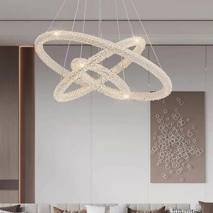 Decorbites™ Kristall-Hängeleuchte: Moderne dimmbare Kronleuchter für luxuriöses Wohnzimmer, Esszimmer, Schlafzimmer