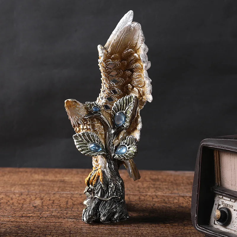 Gold Eagle Resin Figurines