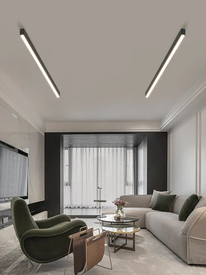 Decorbites™ Lineare LED-Deckenleuchte für Wohnzimmer, Schlafzimmer, Flur, Balkon, Esszimmer – Minimalistisches Leuchten