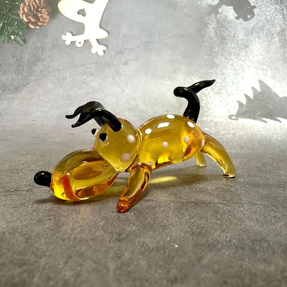 Decorbites™ Kristall-Cartoon-Welpe-Figur Tischdekoration - Lieblings-Weihnachtsgeschenk für Mädchen