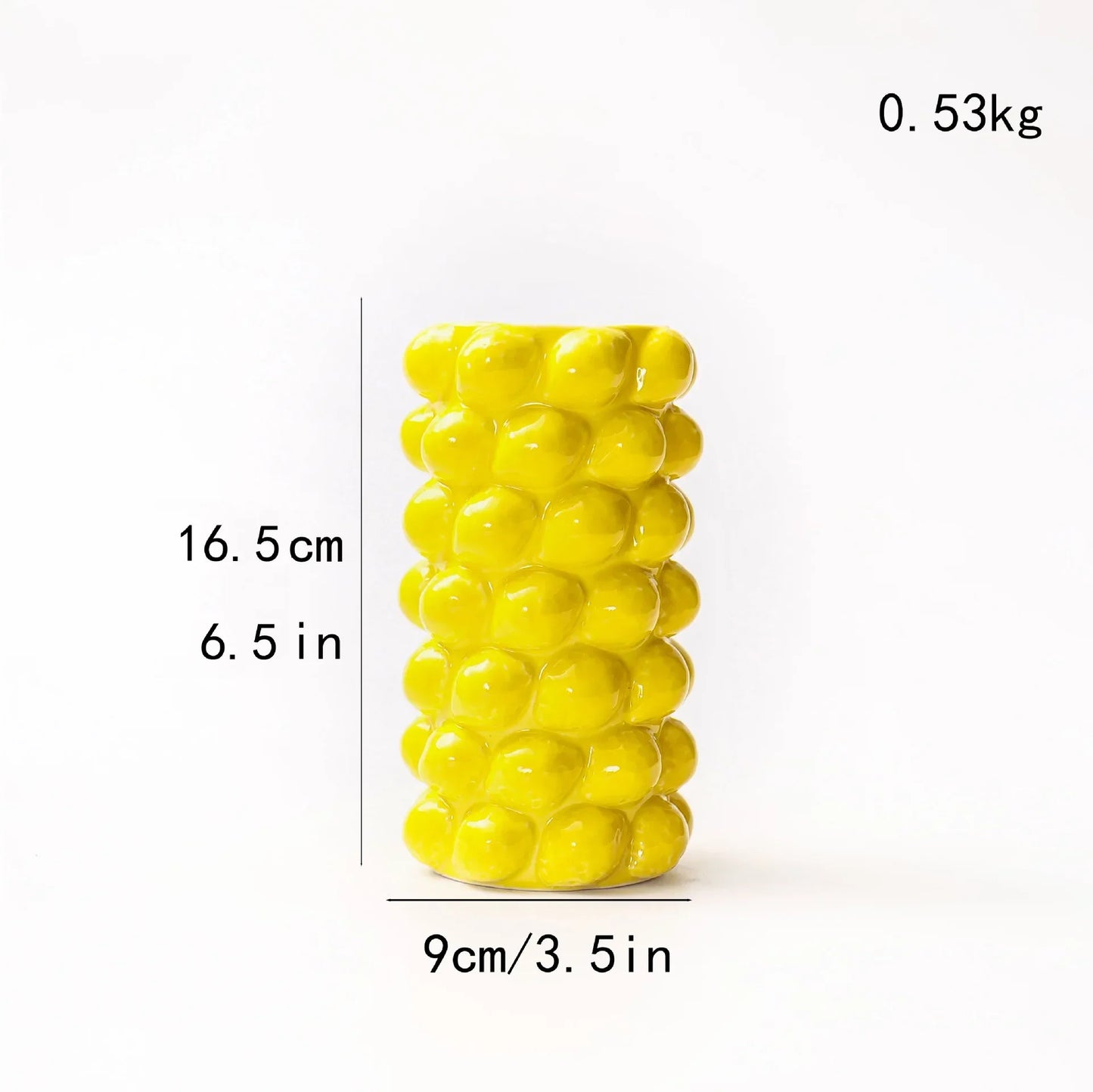 Decorbites™ Obst-Erleichterungsvase Kreatives Cartoon-Keramikornament Blumenarrangement-Zubehör