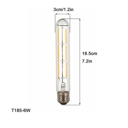 Decorbites™ LED-Filament-Tubus-Edison-Glühbirne 6000K T10 T185 T225 T30 T300 4W 6W 8W
