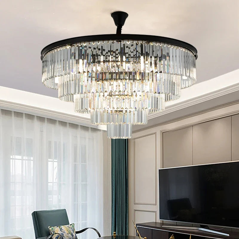 Decorbites™ Kristall-Gold-Lüster: Moderne Wohnzimmer-Schlafzimmer-Dekor-Beleuchtung