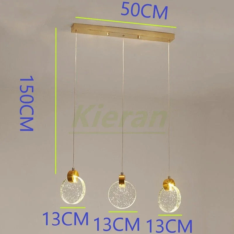 DecorBites™ Crystal LED Chandelier for Modern Home Decor and Lighting