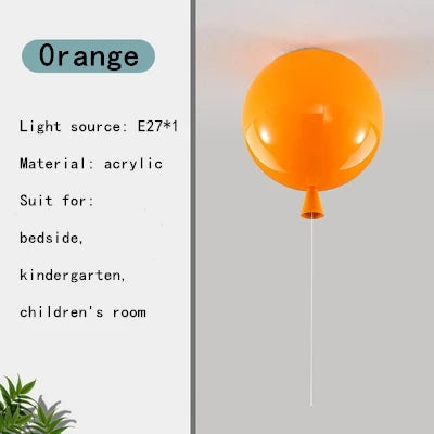 Kid-Friendly Balloon Ceiling Lamp