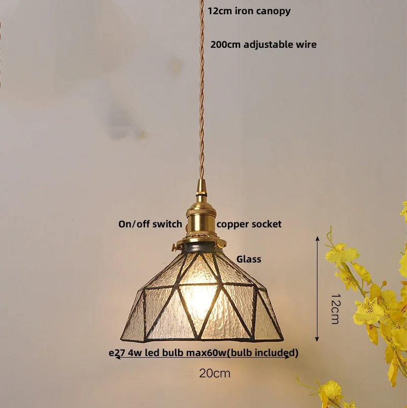 Decorbites™ Glas-LED-Hängeleuchte: Handgefertigte japanische Stil verstellbare Hängeleuchten