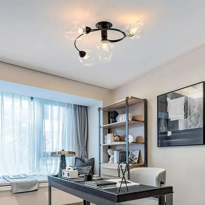 DecorBites™ Glass Ball LED Chandeliers for Room Pendant Lights
