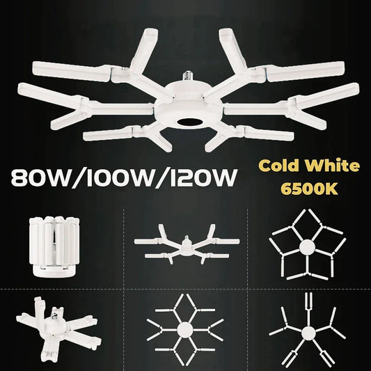 Decorbites™ Verformbare LED-Garagenleuchten 80W/100W/120W Deckenindustrie E27 Glühbirne