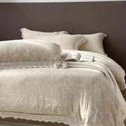 Printed Lace Duvet Cover