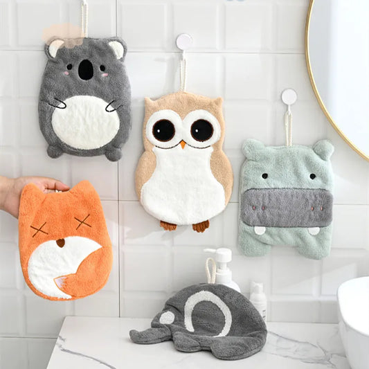 Decorbites™ Elefanten-Hippopotamus-Mikrofaser-Kinder-Handtuch