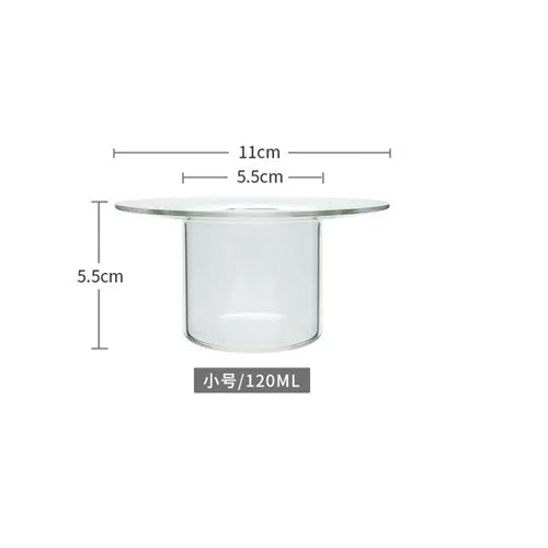 Decorbites™ Süßer Strohhut-Glas-Schüssel für Desserts und Früchte
