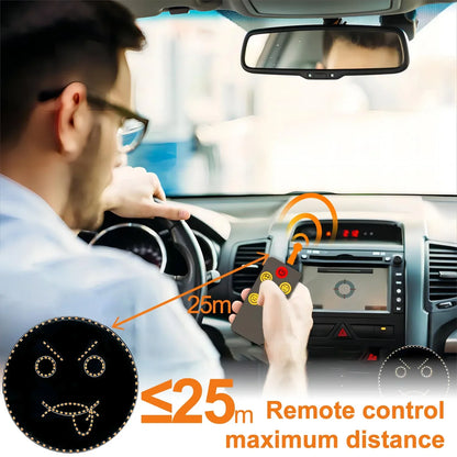 Decorbites™ Lustiges Emoticon-LED-Schild mit Fernbedienung für die Rückscheibe des Autos