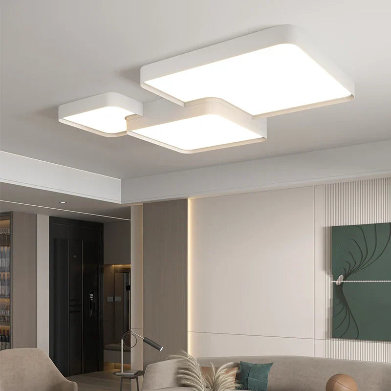 DecorBites™ LED Acrylic Chandelier - Modern Indoor Lighting for Bedroom Kitchen Living Room