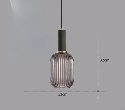 Decorbites™ Glas Farbige LED Anhänger Licht Kronleuchter für Heim Wohn- und Esszimmer Dekoration