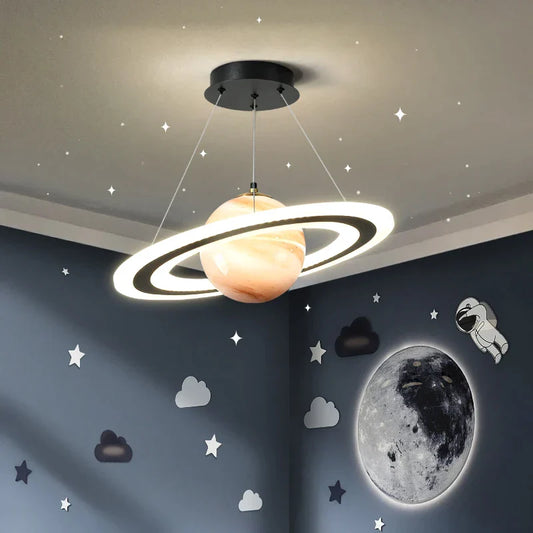 Decorbites™ LED-Acrylic-Planet-Hängeleuchte: Sternleuchter für Kinderzimmer, Wohnzimmer und Schlafzimmer