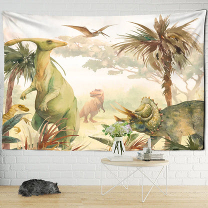 DecorBites™ Dinosaur Tapestry Wall Hanging for Boy Room Decor