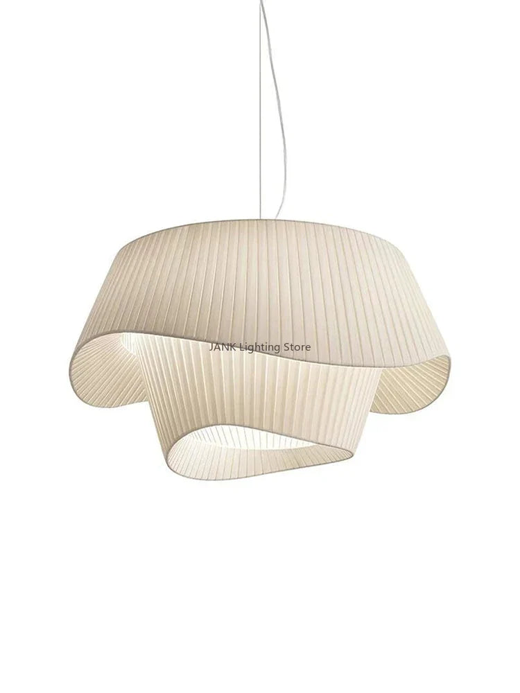 Decorbites™ Design-LED-Stoff-Pendantleuchte für Schlafzimmer, Heimdekoration, hängende Kronleuchter