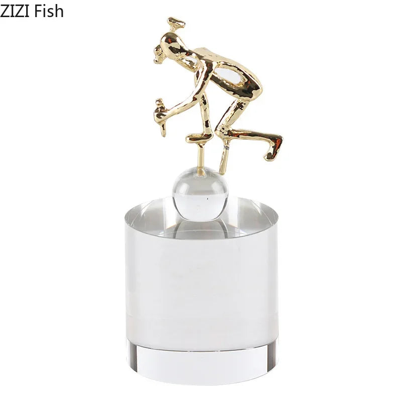 Decorbites™ Kristallskulptur Abstrakte Statuen Moderne Raumdekoration Ornamente Ästhetische Kunsthandwerke