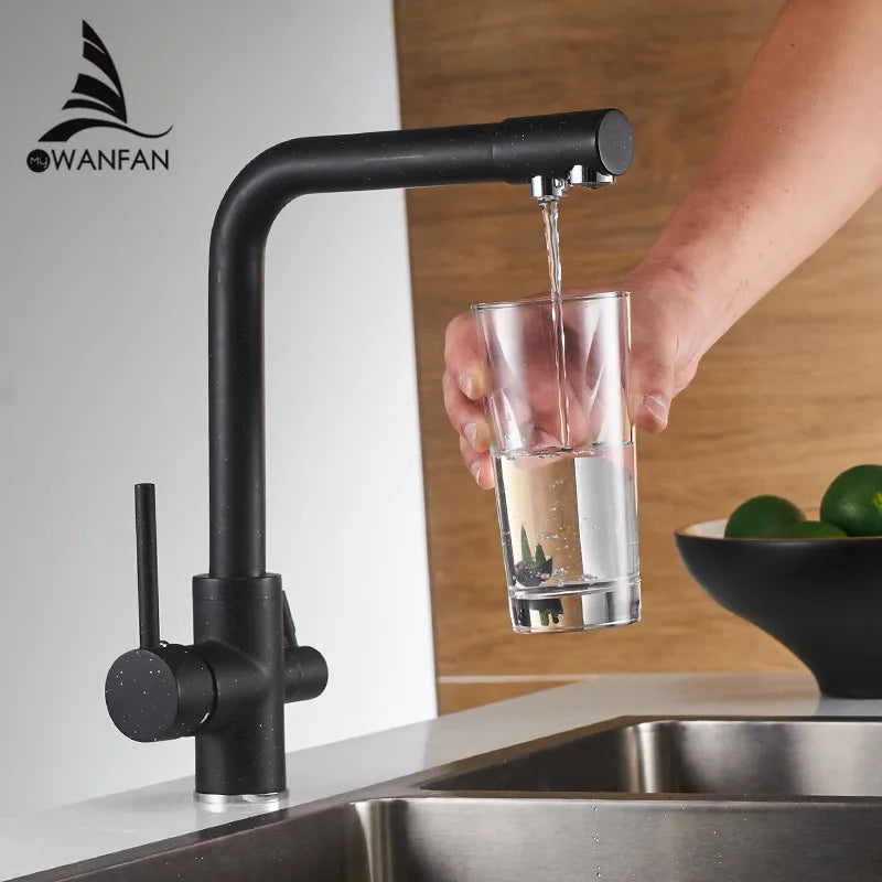 Decorbites™ Küchenarmatur mit Wasserreinigungsfunktionen – Aufsatzmontiert mit 360° Drehung