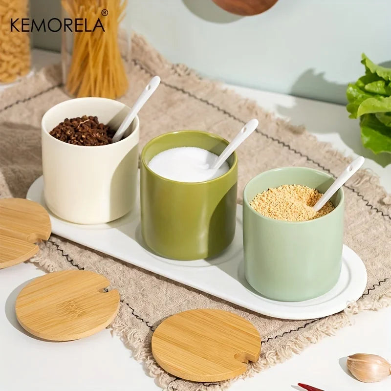 Ceramic Retro Seasoning Set