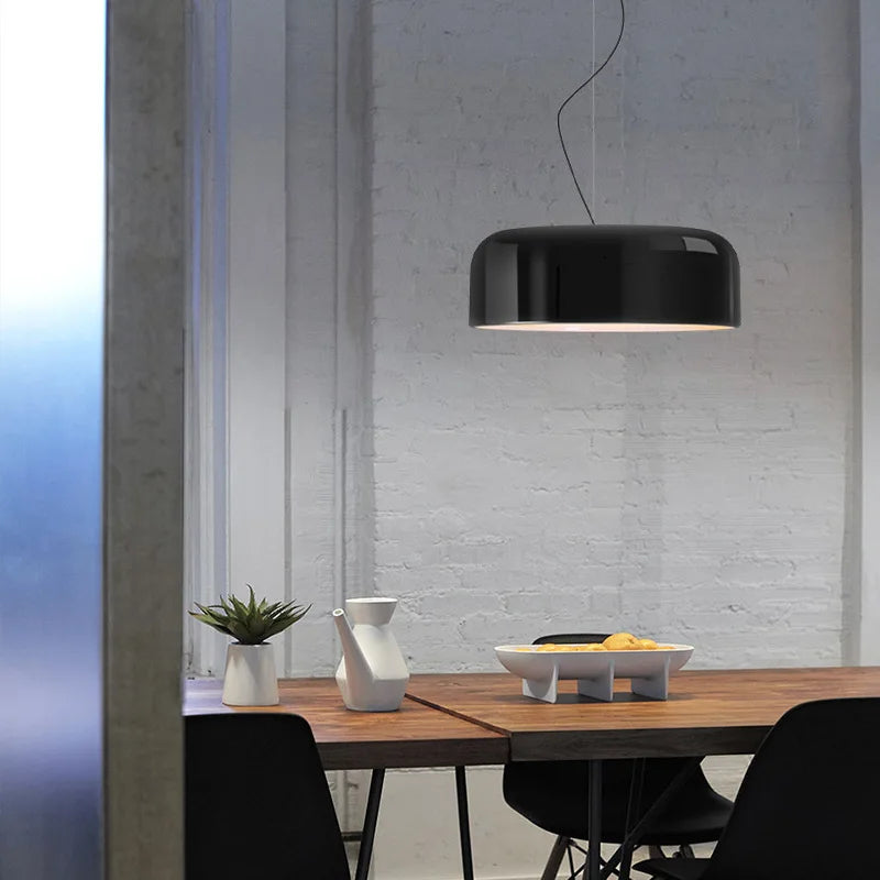 Black Round Nordic Pendant Light