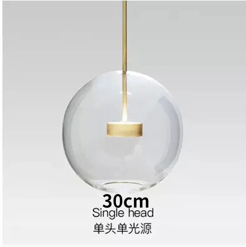 Decorbites™ Glasleuchter: Nordisch-italienische LED-Hängeleuchte für Wohn- und Esszimmer