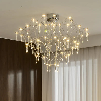 Decorbites™ Deluxe Kristallstern-Lampe: Designer-LED-Beleuchtung für modernes Wohnzimmer & Villa