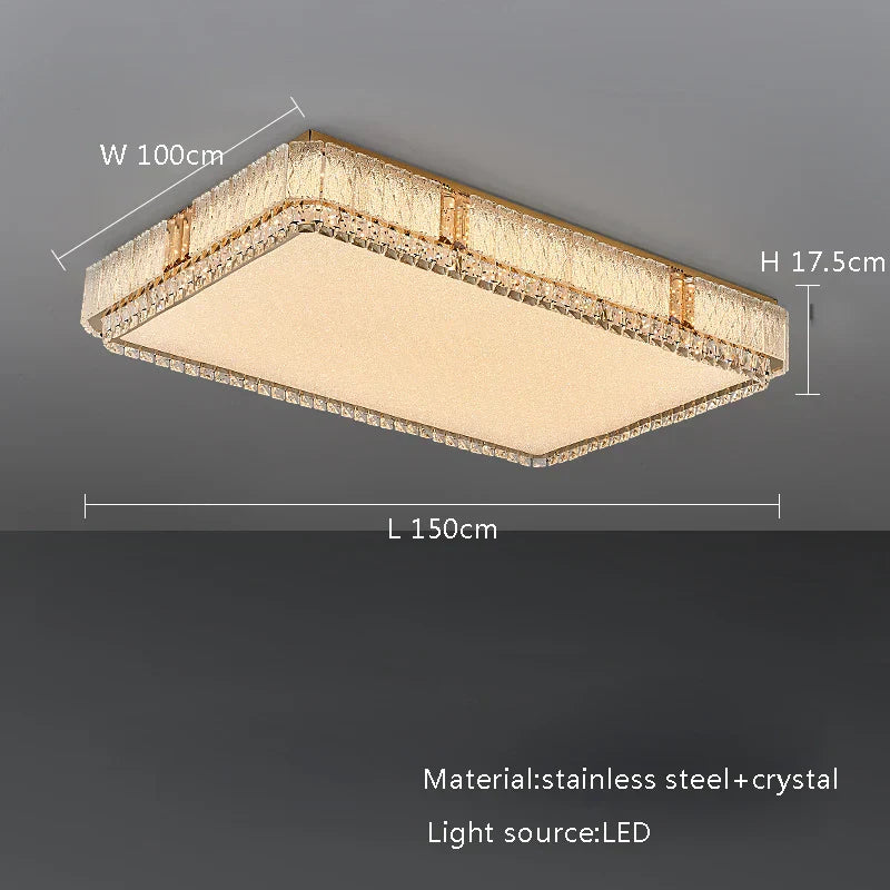 Decorbites™ Kristallglas-Deckenleuchte LED-Leuchtenarmatur für modernes Wohnzimmer-Dekor
