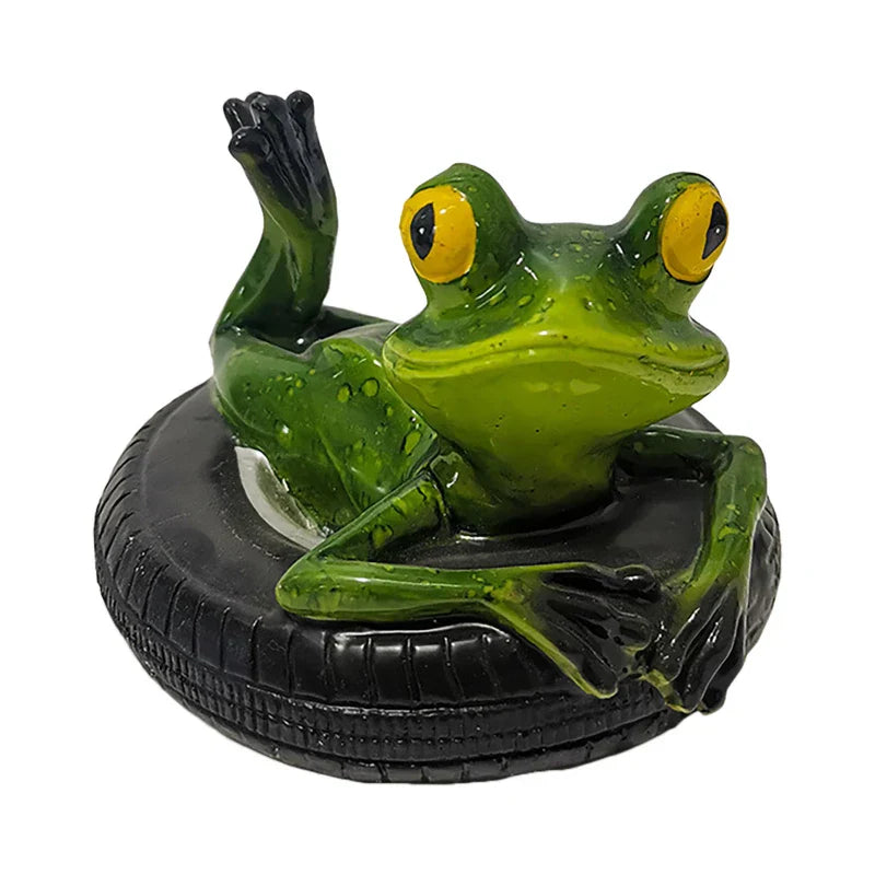 Decorbites™ Gartenteich schwimmende Tierstatuen-Handwerkskunst für Außendekoration und Teichdekoration
