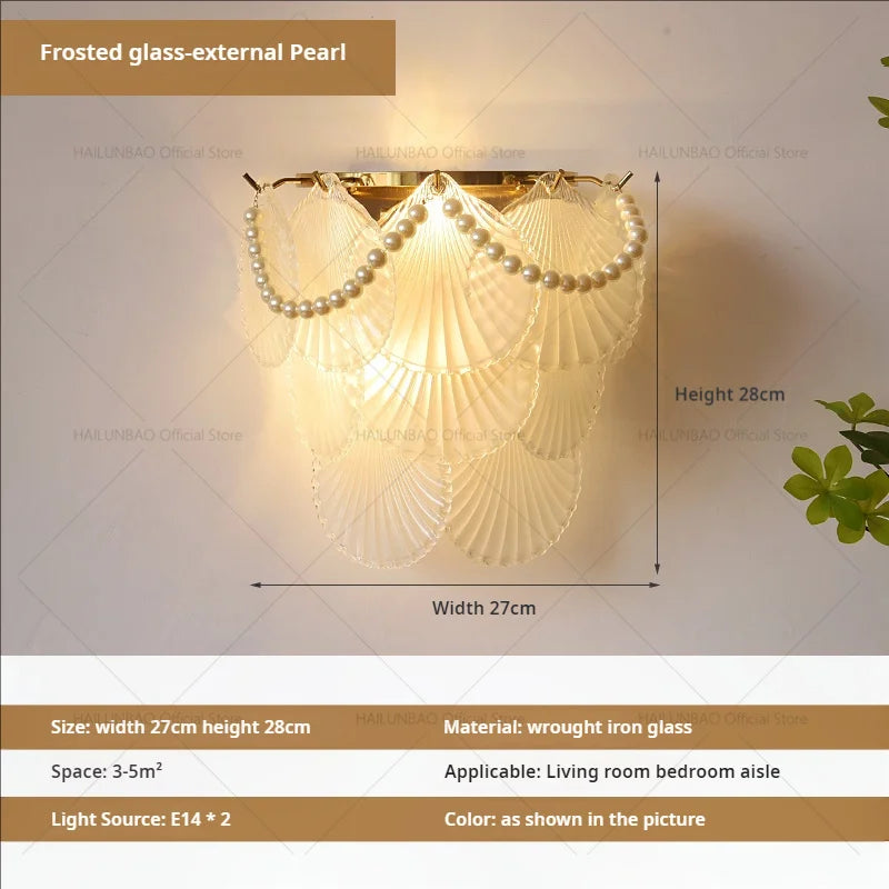 Crystal Glass Wall Lamp