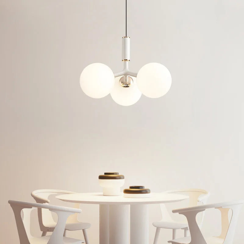 Decorbites™ Glas-Kugelleuchter-Hängeleuchte: Minimalistisches nordisches Design für Schlafzimmer, Wohnzimmer und Laden