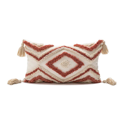 Decorbites™ Geometrische Stickerei Boho Kissenbezug Sofadecoration Dekoratives Kissenhülle Leinen Baumwolle