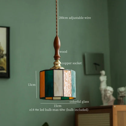 Decorbites™ Japanisches Vintage-LED-Glas-Pendant-Licht für die Hausdekoration
