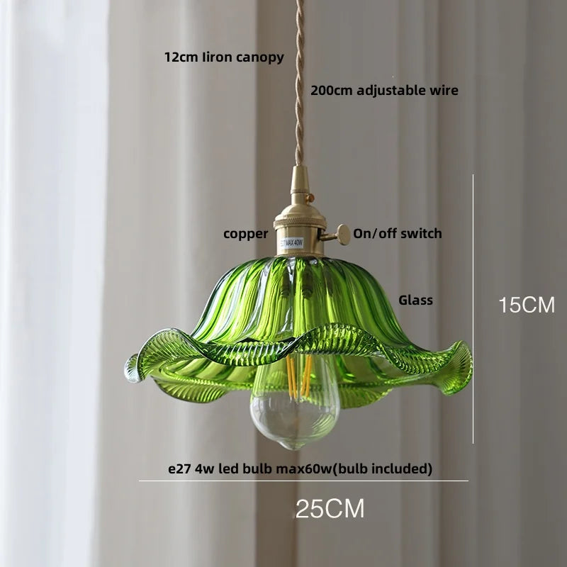 Nordic Green Hanging Lamp
