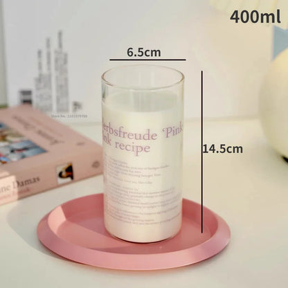 Decorbites™ Glas-Kaffeetasse Teetasse Milchbecher Bierbecher hitzebeständiger Trinkbecher