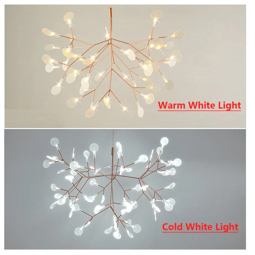 DecorBites™ Luxe Chandelier: Modern Nordic Ceiling Light for Living & Dining Room