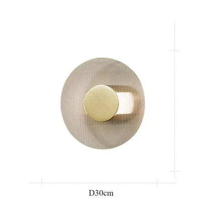Decorbites™ Elegante Glas-Wandleuchte für Schlafzimmer, Wohnzimmer – Retro Designer Luxusbeleuchtung