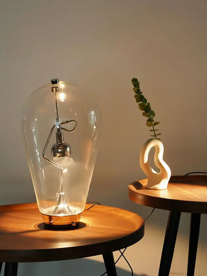 Decorbites™ Glas-Schreibtischlampe: Vintage-Industrial-Stil Tischleuchte für Schlafzimmer-Dekoration