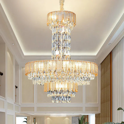 Decorbites™ Kristall-Leuchter: Postmoderne Mehrschicht-Luxus für Wohnzimmer, Hotel-Lobby und Villa