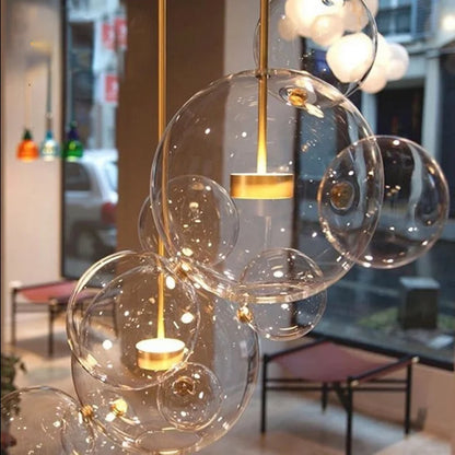 Decorbites™ Glasleuchter: Nordisch-italienische LED-Hängeleuchte für Wohn- und Esszimmer
