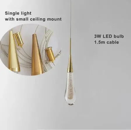 Decorbites™ Kristall-LED-Kronleuchter: Elegante Beleuchtung für Zuhause, Restaurant und Bar
