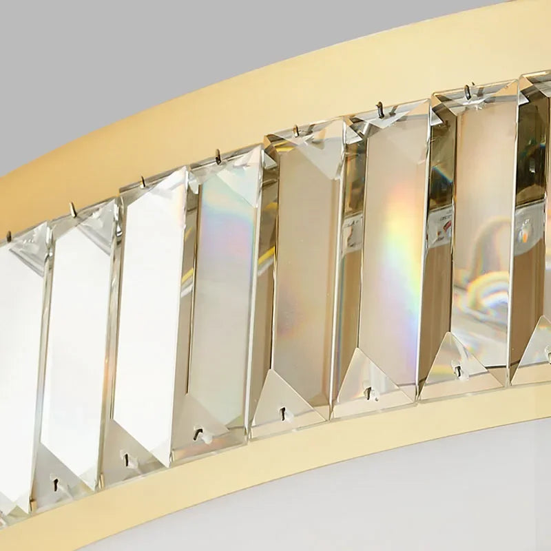 Gold Double Layer Chandelier