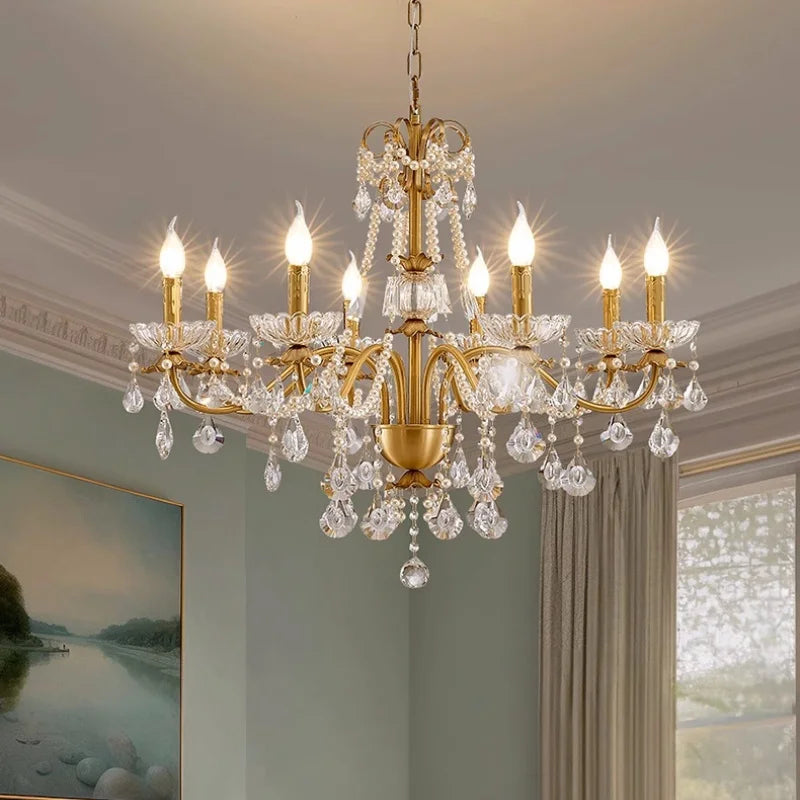 Decorbites™ Kristallanhänger-Lüster Flurleuchte Luxus Kerzendesign LED Lamparas