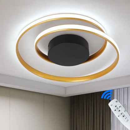 Decorbites™ dimmbare LED-Kronleuchter-Stehlampe mit Fernbedienung Deckenleuchte Gold Weiß Schwarz Armatur