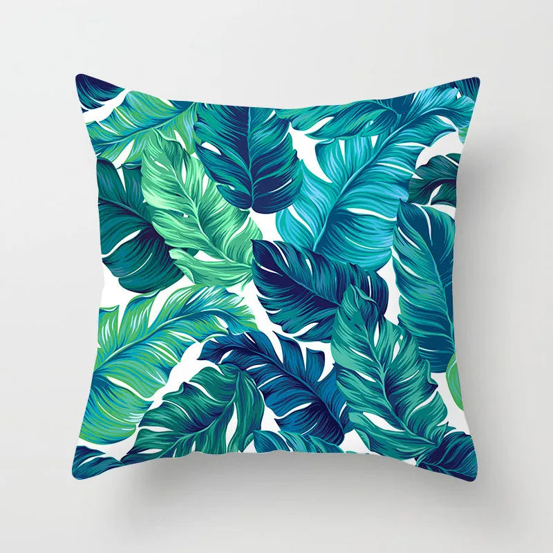 Geometric Leaf Feather Cushions