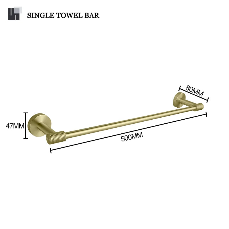 Gold Bathroom Hardware Set